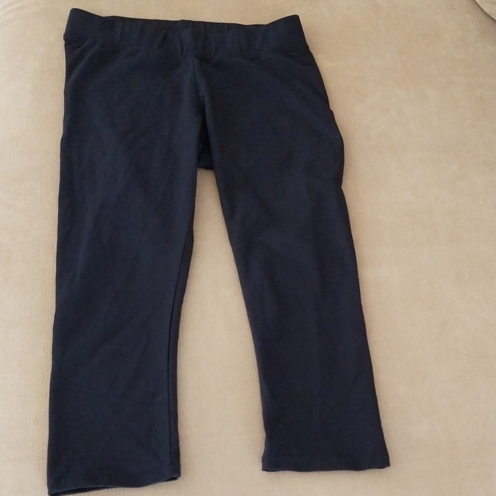 PACT organic cotton cropped leggings
